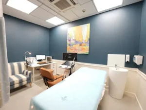  Interior of a testing room in Care1 Health Check clinic in Ho Chi Minh City-a leading provider of comprehensive health check services in Vietnam 