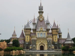  A castle in VinWonders theme park in  Phu Quoc Island, a popular holiday destination in Vietnam 