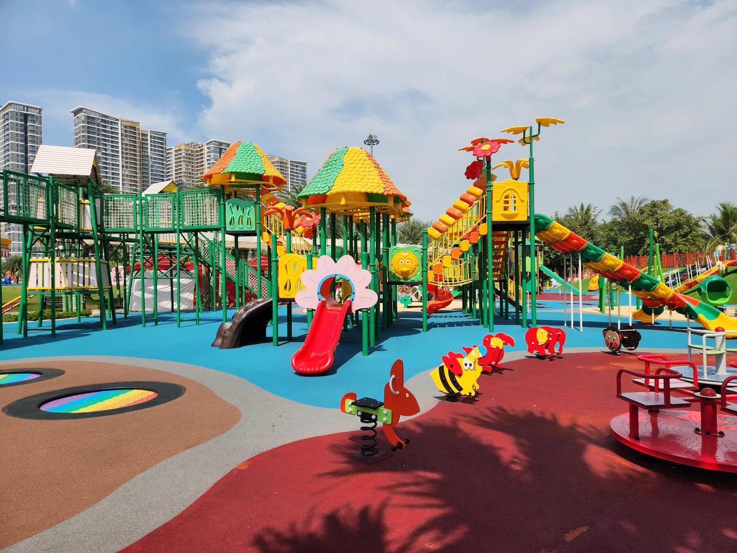  Image of the kids playground in Grand Park in Ho Chi Minh City-a popular tourist destination in Vietnam 